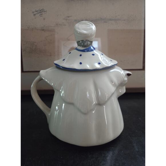 Shawnee Pottery Granny Ann Teapot USA 8" Hand-Painted Vintage Kitchenware - Picture 6 of 10
